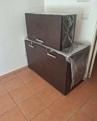 Mobile arredo pavimento + mobile vasitas compreso 