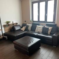 Divano di pelle fiorone di vitello