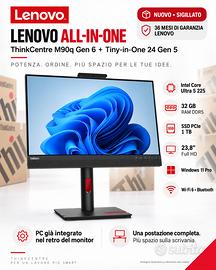 NUOVO! Lenovo All-in-One Ultra 5 32GB SSD 1TB