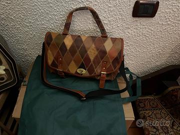 Borsa postina in pelle