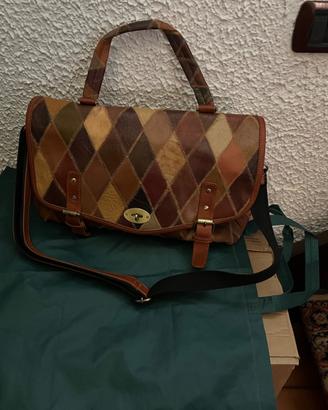 Borsa postina in pelle