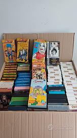 Lotto 75 videocassette VHS film e documentari