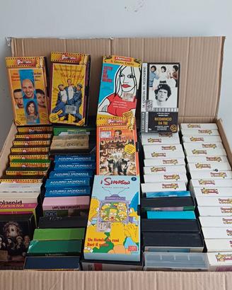 Lotto 75 videocassette VHS film e documentari