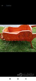 carriola in legno 