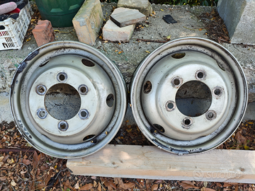 Coppia Cerchi in ferro iveco daily compatibili