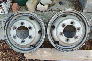 Coppia Cerchi in ferro iveco daily compatibili