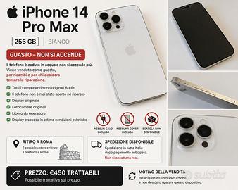 iPhone 14 Pro Max 256 GB Bianco