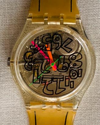 Swatch Scribble GZ124 vintage mai indossato