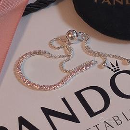Bracciale tennis Pandora in argento 925