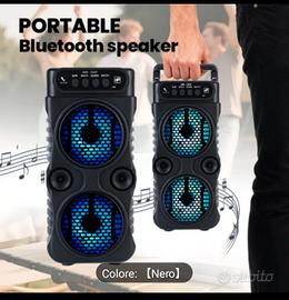 Altoparlanti portatili Bluetooth, USB, wireless