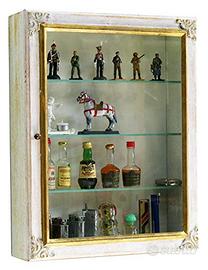 VETRINA DA PARETE PER COLLEZIONI CM 36X46X7,2