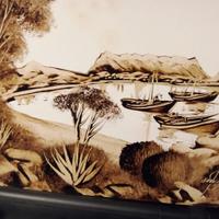 Quadro su cartoncino 33 x 24 cm di Salvatore Spano