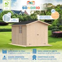 casetta in legno 2x4 8mq mod. SONDRIO