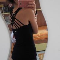 Canotta My Protein con intreccio sul dorso