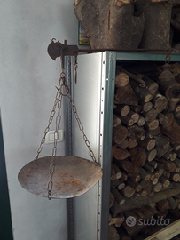 Antica stadera / bilancia, piatto da 34cm