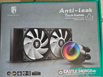 Dissipatore a liquido pc Deepcool castle 240 rgb