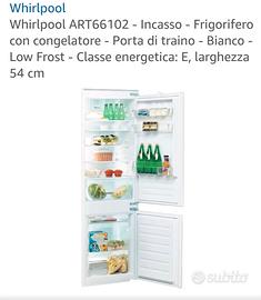 Whirlpool - Frigorifero da incasso con congelatore