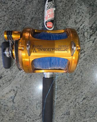 mulinello penn speed 2 oro 50vsw con canna
