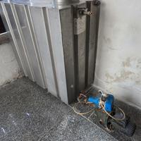 serbatoio d'acqua in lamiera d'acciaio zincato 