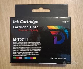 2 Cartucce Epson T0711 Nero Compatibili