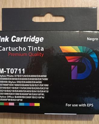 2 Cartucce Epson T0711 Nero Compatibili