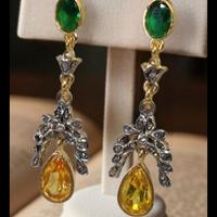 orecchini art decò stile antico 