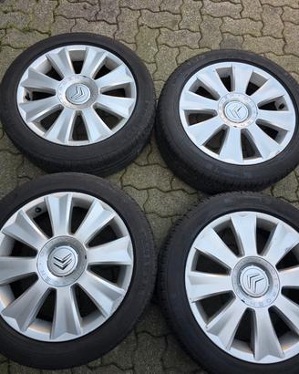 4 cerchi in lega Citroen 205.50.17 estive al90 %