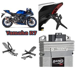 Yamaha R7 scarico centralina leve filtro dischi