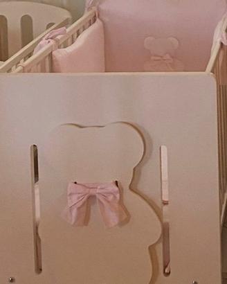 Culla nanan fiocco rosa