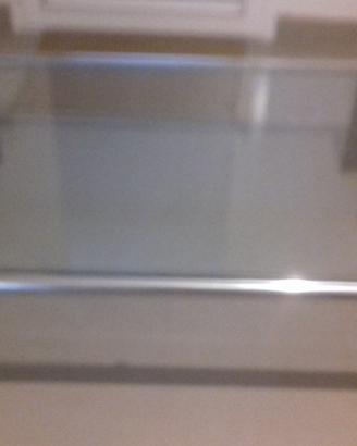 Tavolino in vetro acciaio