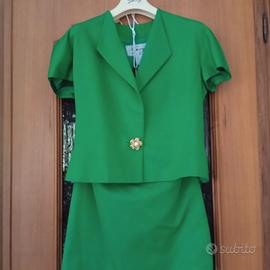 Tailleur Genny verde vintage 