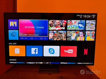 Smart tv led 4k 55 pollici
