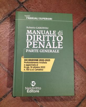 Manuale di diritto penale Garofoli NelDiritto 2023