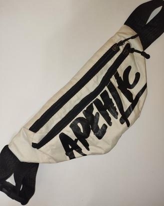 Marsupio Unisex Borsello con scritta nera streetwe