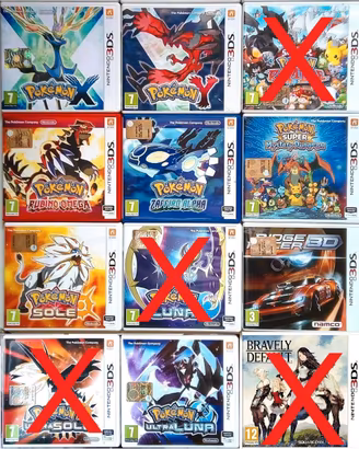 Giochi Nintendo 3DS con prezzi vari