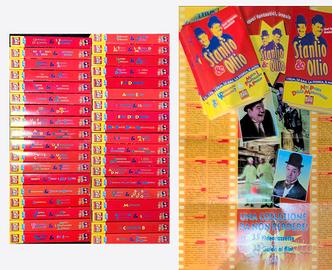 Raccolta cassette video Stanlio e Ollio