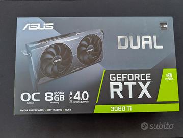 Scheda video Asus RTX 3060 Ti 8GB OC Edition