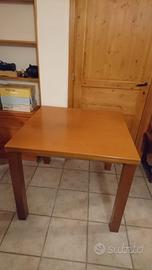 tavolo 90x90 con apertura a libro 90x180