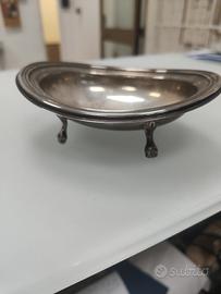 Piccolo OLRI italiano argento placcato ovale 