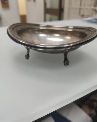 Piccolo OLRI italiano argento placcato ovale 
