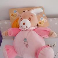 peluche coniglietto con sonaglino 