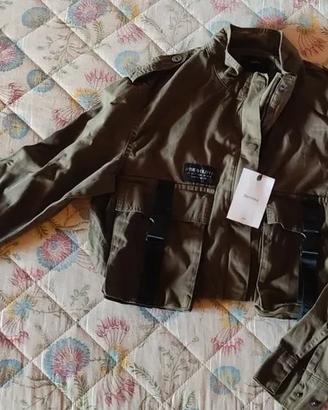 Giacca donna, verde militare