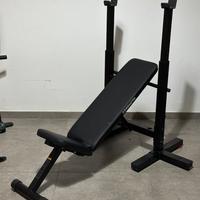 Panca inclinabile con rack