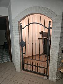 Cancello lavorato in ferro