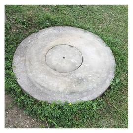 Coperchio in cemento per pozzo
