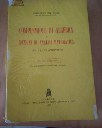LIBRI SCOLASTICI DI MATEMATICA 