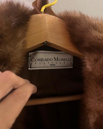 Pelliccia visone marrone