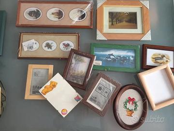 Stock  NR. 10 PEZZI CORNICI VARIE MISURE