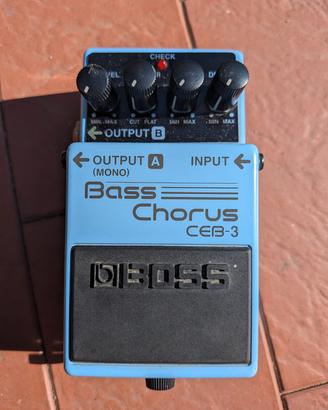 BOSS CEB-3 Bass Chorus Pink Label