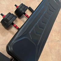 SET PANCA E MANUBRI COMPONIBILI